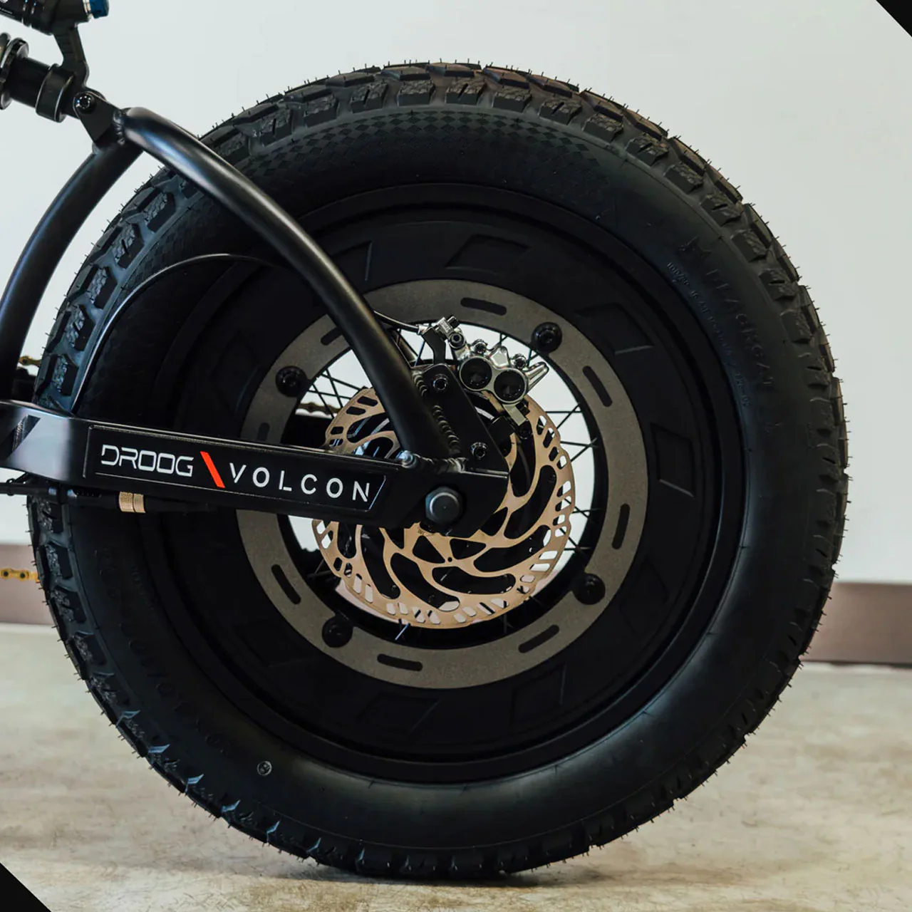 Droog X Volcon Brat Road Ebike Fat Tire Disk Break